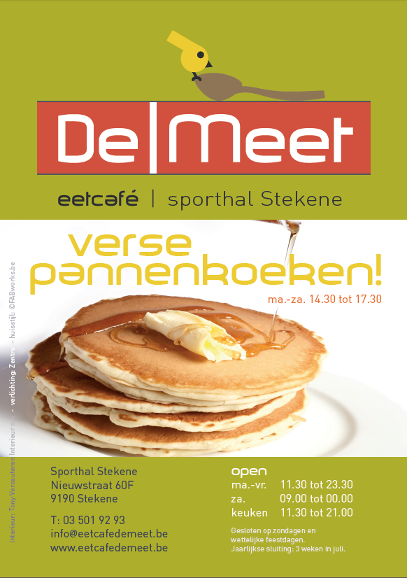 DeMeet flyer lunchmenu 4