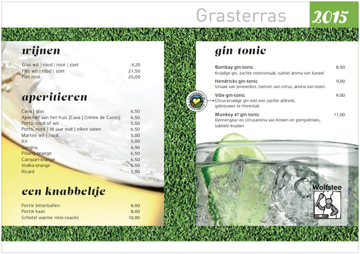 WOLFSTEE - menu grasterras R