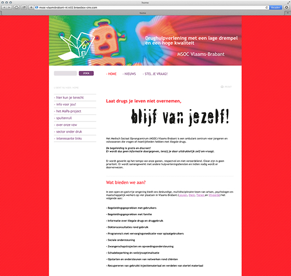 Fabworks - website MSOC Vlaams Brabant